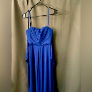 Long wedding attire blue BCBGMaxazaria size 0